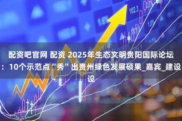配资吧官网 配资 2025年生态文明贵阳国际论坛：10个示范点“秀”出贵州绿色发展硕果_嘉宾_建设